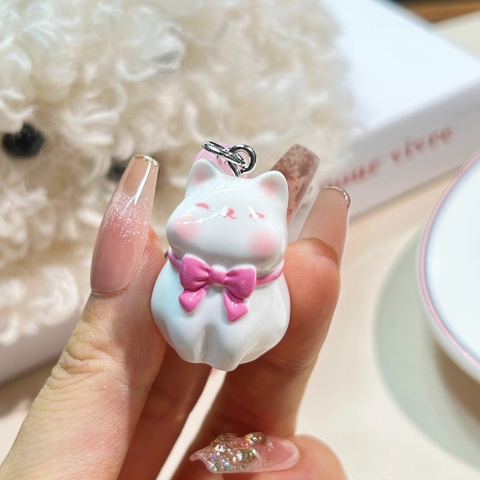 Móc Treo Mèo Má Hồng RC3585