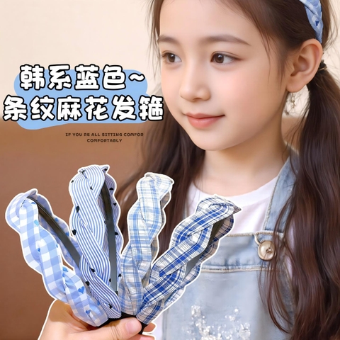 Cài Tóc Sọc Xanh RC4477