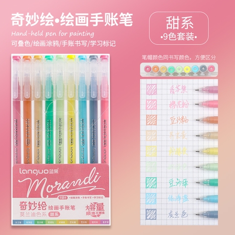 Hộp 9 Bút Gel Màu RC0287