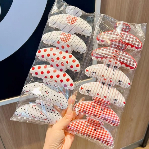 Set 12 Kẹp Nhựa Họa Tiết RC3739