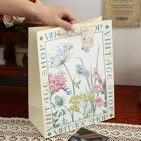Túi Quà Hoa Vintage Size 25.5*12.5*32.5cm RC3974