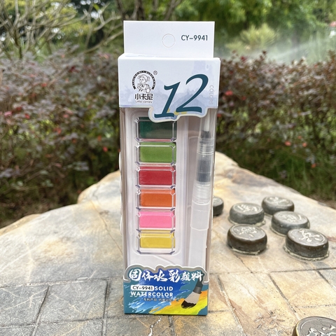 Hộp 12 Màu Nén NT46