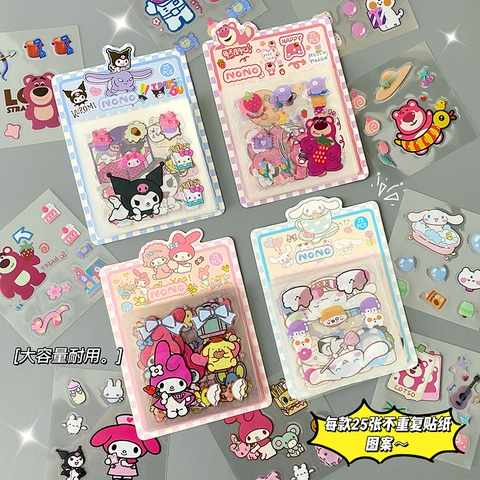 ( SET 10 ) Sticker Hoạt Hình 25 Tấm ND104