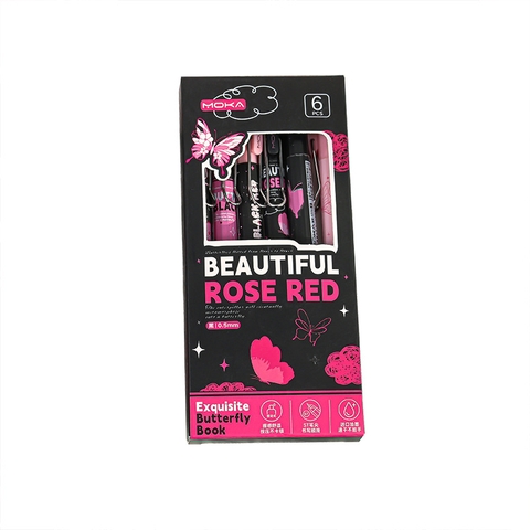 Hộp 6 Bút BI Đen RC04714