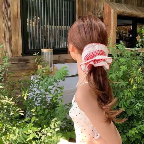 Cột Tóc 2 Lớp Đỏ RC4049