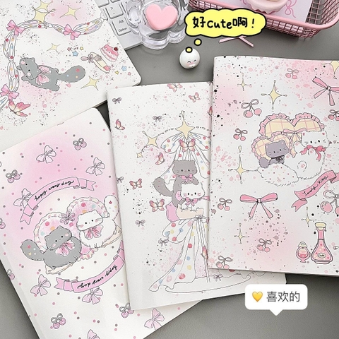 Lốc 4 Sổ A5 Mèo Sao RC2251