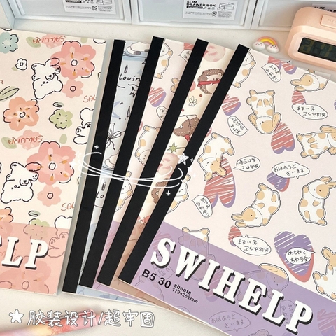 Lốc 4 Sổ B5 Động Vật RC2252