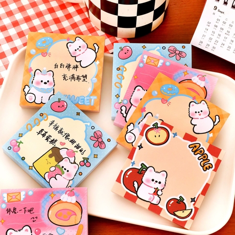 Set 10 Note Mèo Gấu RCNOTE4262