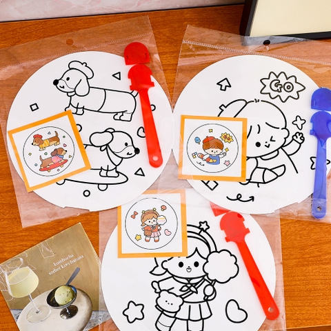 Set 12 Quạt Cầm Tay RCQCT305