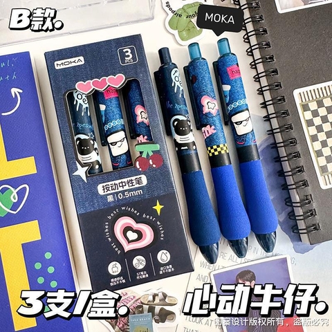 Hộp 3 Bút Mực Đen RC04807