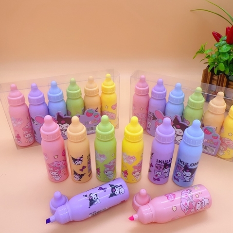 Hộp 6 Bút Dạ Bình Sữa NT282