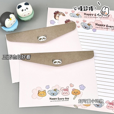 Set 10 Thiệp Hoạt Hình (1 THIỆP 4 CÁI =40 Thiệp/Set) RC3334