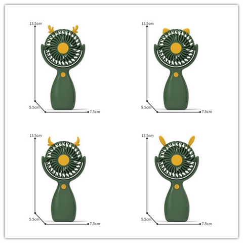 Quạt Sạc Cầm Tay Tai Gấu RC03912