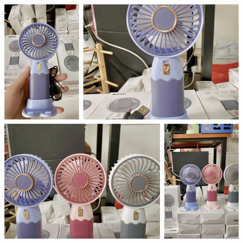 Quạt Sạc Tròn Viền ND01698