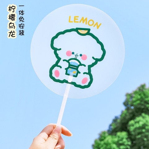 SET 10 Quạt Tròn Cầm Tay ( ĐÃ MIX MẪU )NT058