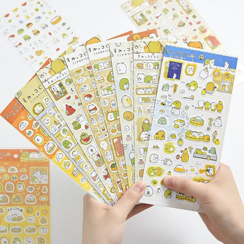 Set 10 Sticker Gấu ND41