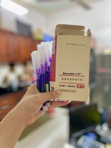 Hộp 12  Bút Gel Tím RC0824