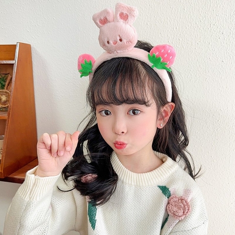 Cài Tóc Thỏ Dâu ND0240