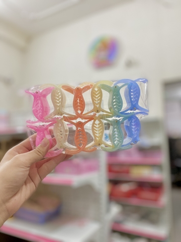 Set 12 Kẹp Bầu Pastel Trong ND0206