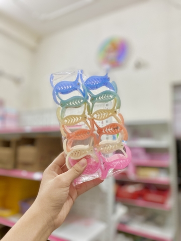 Set 12 Kẹp Bầu Pastel Trong ND0206