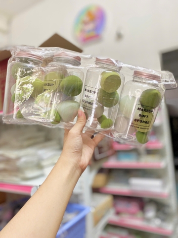 Hộp Bông Mút Trang Điểm RC04058