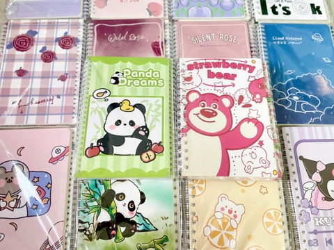 Lốc 4 Sổ Lò Xo A5 Nhiều Mẫu ND01339