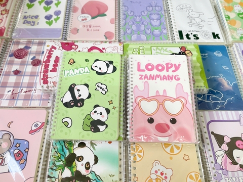 Lốc 4 Sổ Lò Xo A5 Nhiều Mẫu ND01339