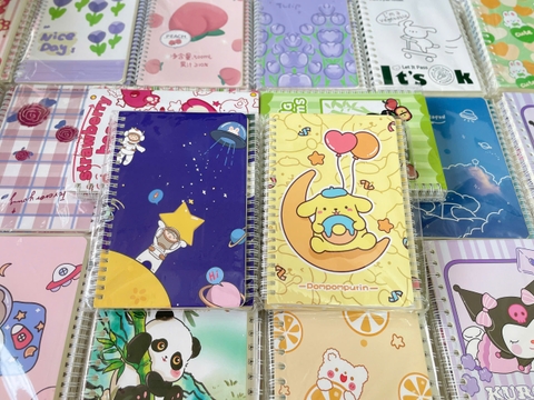 Lốc 4 Sổ Lò Xo A5 Nhiều Mẫu ND01339