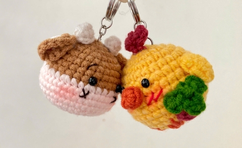 Móc Khoá Len Đan ND0226