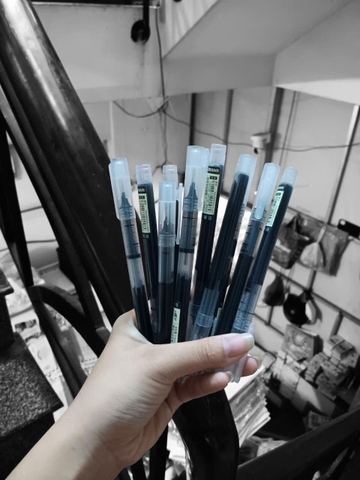 SET 10 Bút Gel Nước Đen RC04243