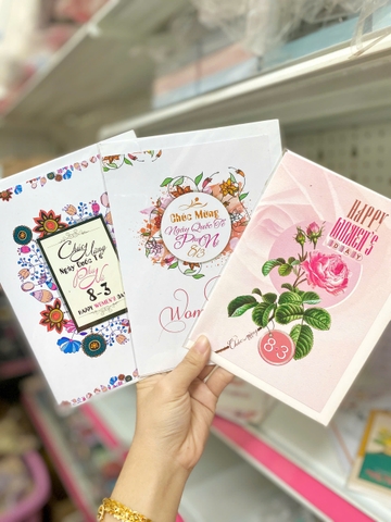 Thiệp Thủ Công 8/3 Lớn ND0126