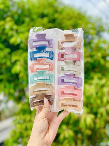 Set 12 Kẹp Nhựa Trơn RC1669