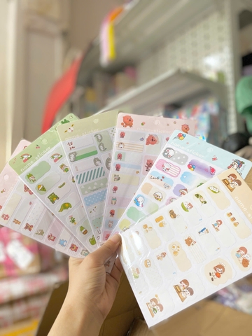 ( SET 10 ) STICKER Nhãn Dán