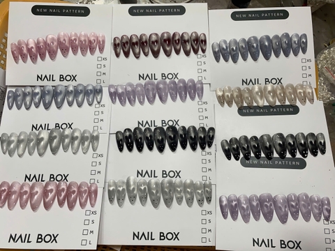 Nail Mắt Mèo Tim Thỏ