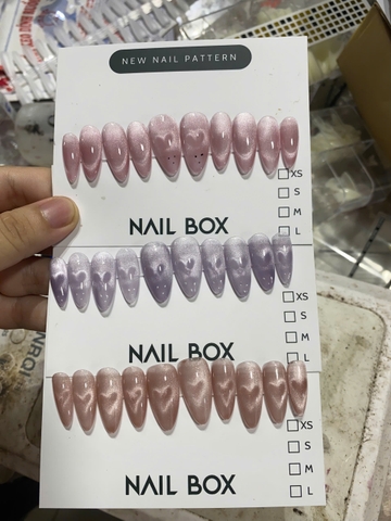 Nail Mắt Mèo Tim Thỏ