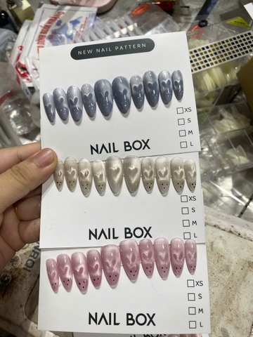 Nail Mắt Mèo Tim Thỏ
