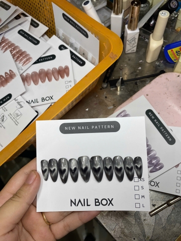 Nail Mắt Mèo Tim Thỏ