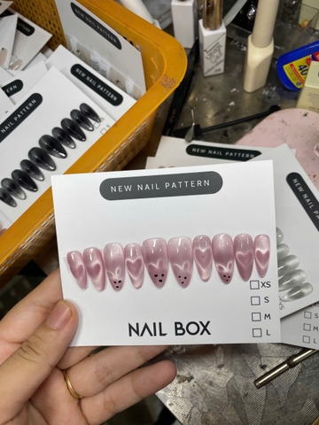 Nail Mắt Mèo Tim Thỏ