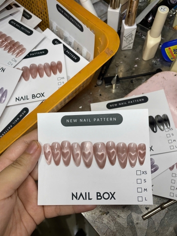 Nail Mắt Mèo Tim Thỏ