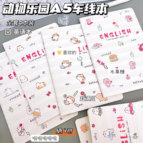 Lốc 4 Sổ Khâu A5 N62