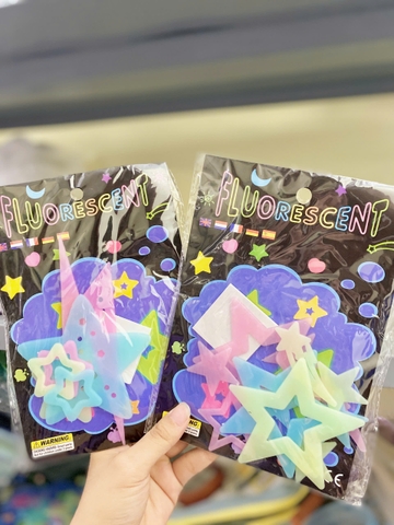 SaO, Bông Tuyết Dạ Quang Dán Tường