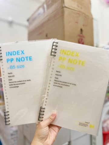 Sổ Còng Nhựa B5