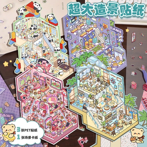 ( SET 10 ) Sticker Ngôi Nhà