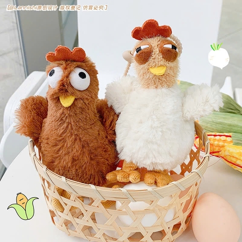 Móc Khóa Bông Gà Đẻ Trứng RC1449