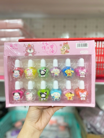 Hộp 24 Sơn Móng Tay Em Bé