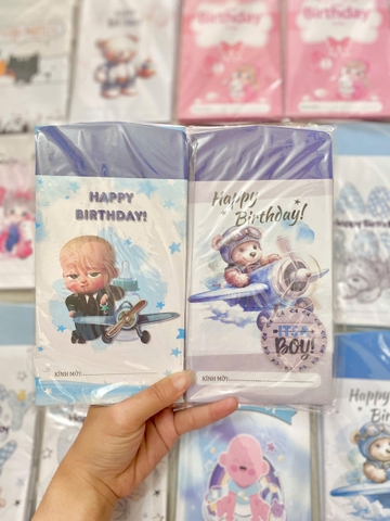 Set Thiệp Mời Sinh Nhật ( 10 Thiệp)