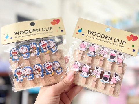 Vỉ Kẹp Ảnh Gỗ