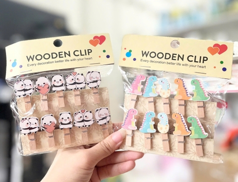 Vỉ Kẹp Ảnh Gỗ