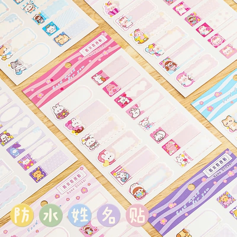 Set 10 Sticker Nhãn Dán