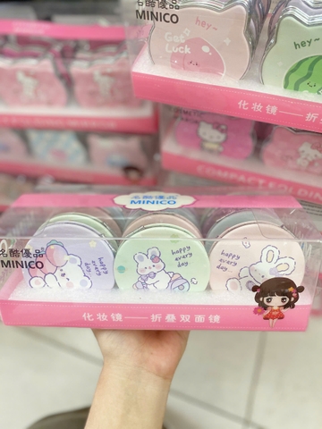 Hộp 12 Gương Gập Tròn Khô ND0215